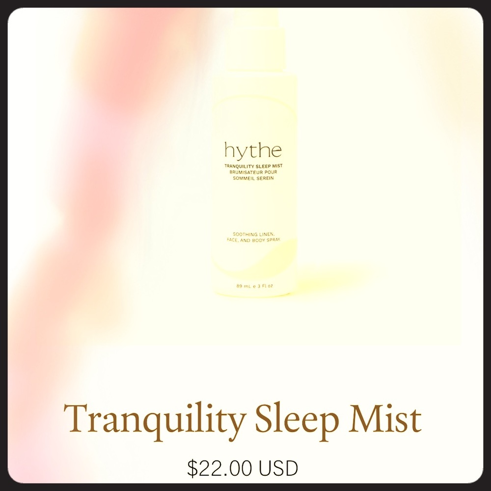 NIB, sealed Hythe tranquillity sleep mist